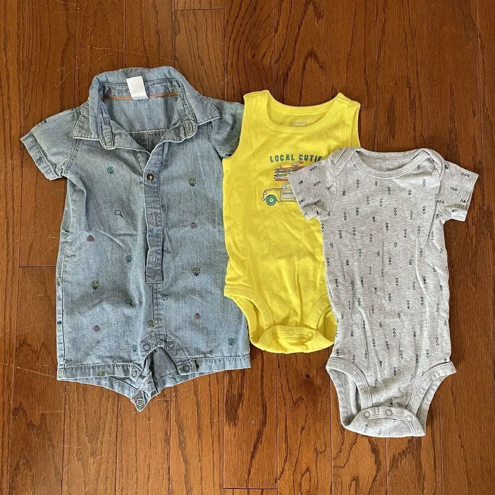 Carters 12 Months Boys Summer One Pieces